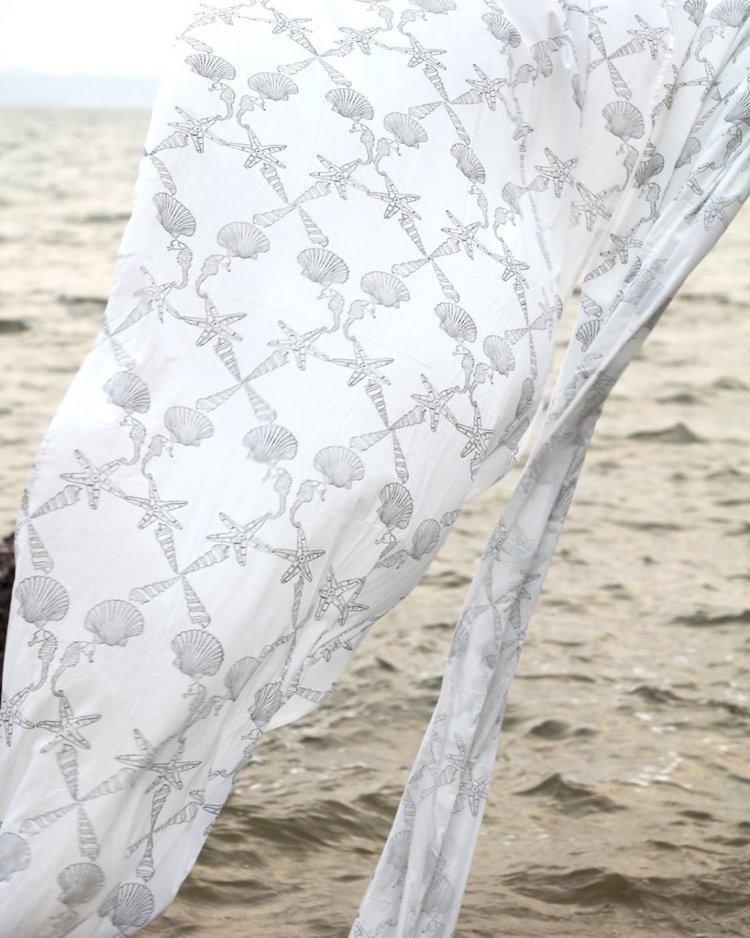 White Sea Shell Curtain – Rihaa