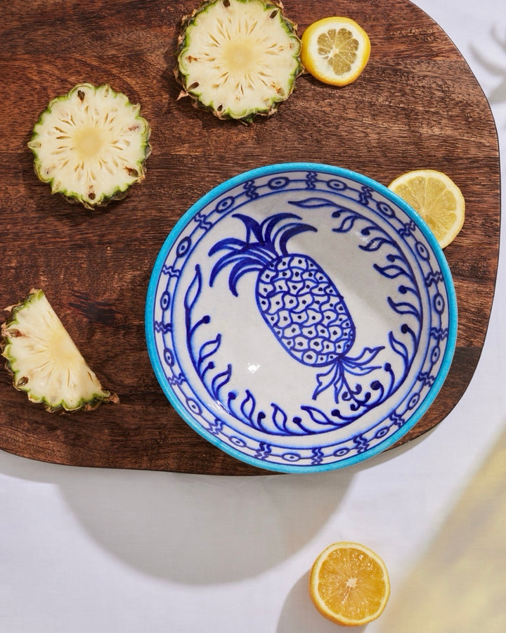 Pineapple Hand Painted Bowl (Large)