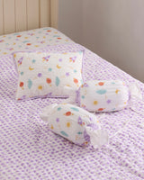 Rocket and Stars Baby Pillow and Toffee Bolster Set