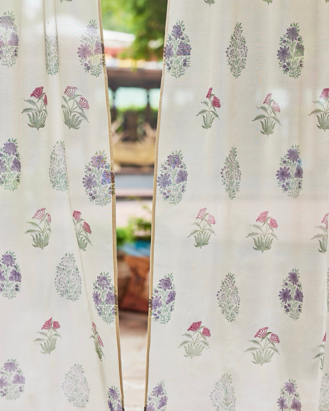 Shaalimar Chanderi Sheer Curtain