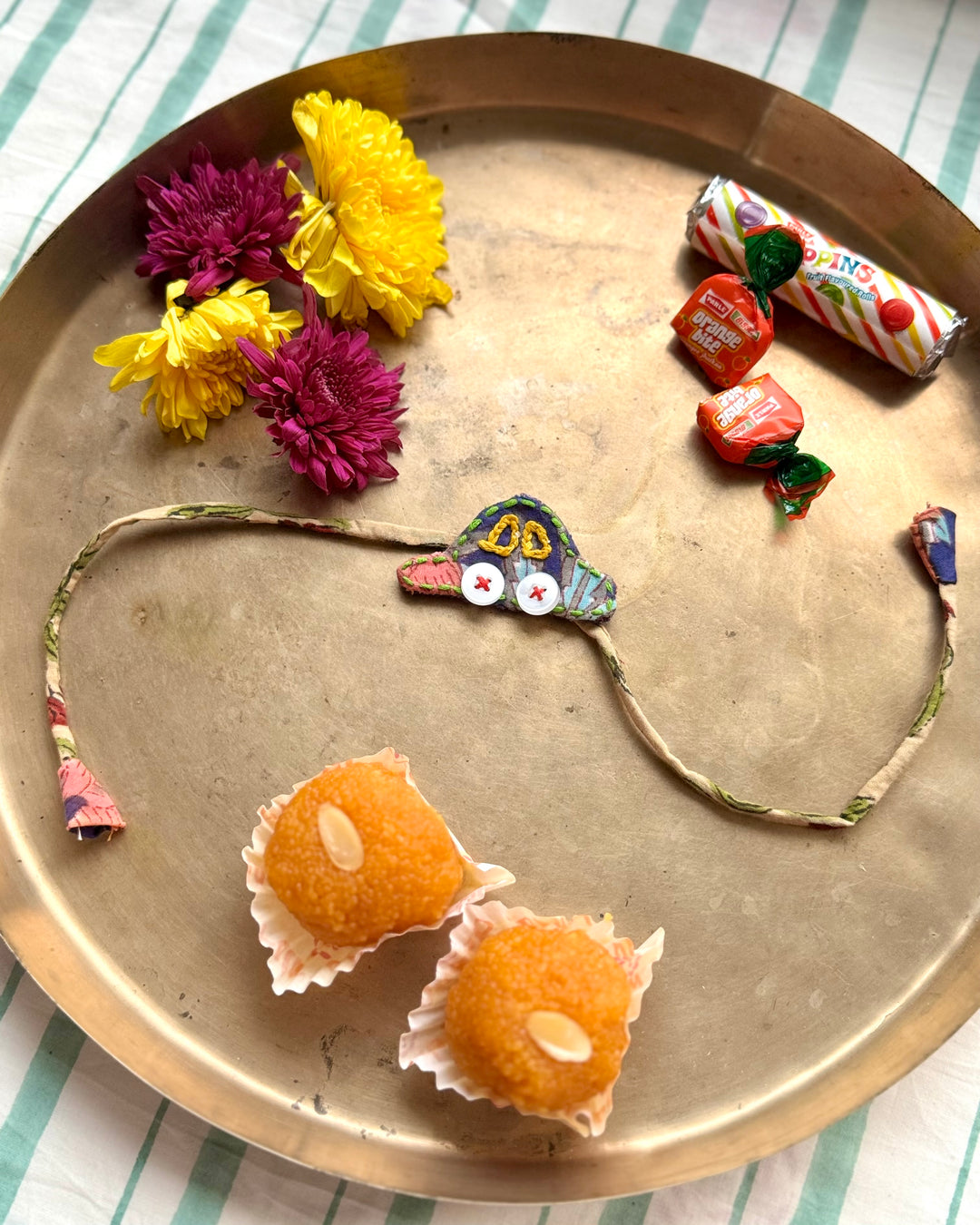 Vroom Vroom Fabric Kids Rakhi