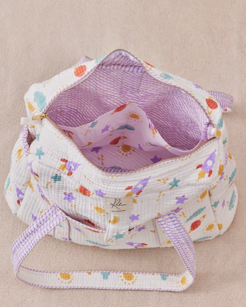 Rocket and Stars Baby Care Bag