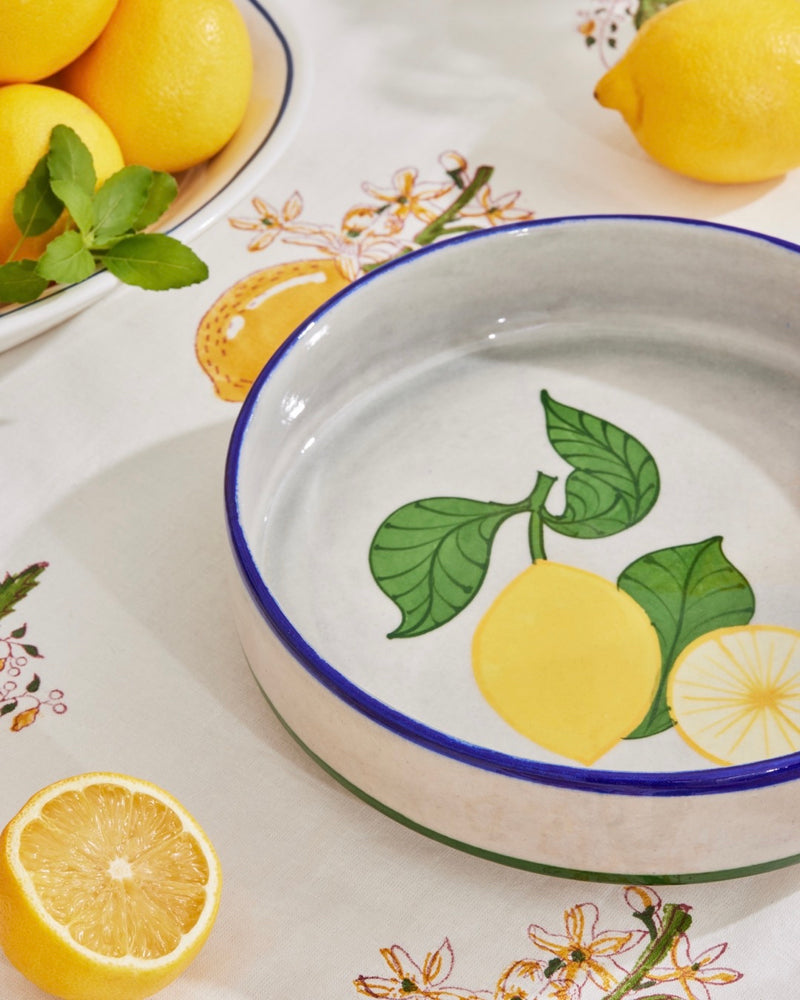 Lemons in Italy Pasta Plate