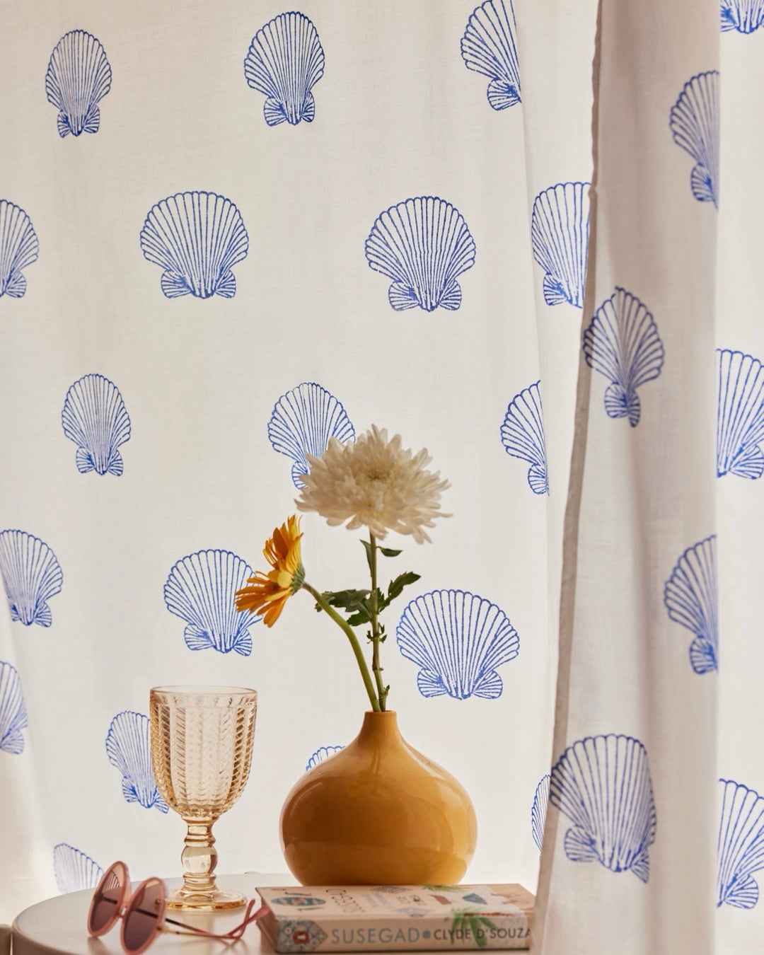 White Sea Shell Curtain – Rihaa