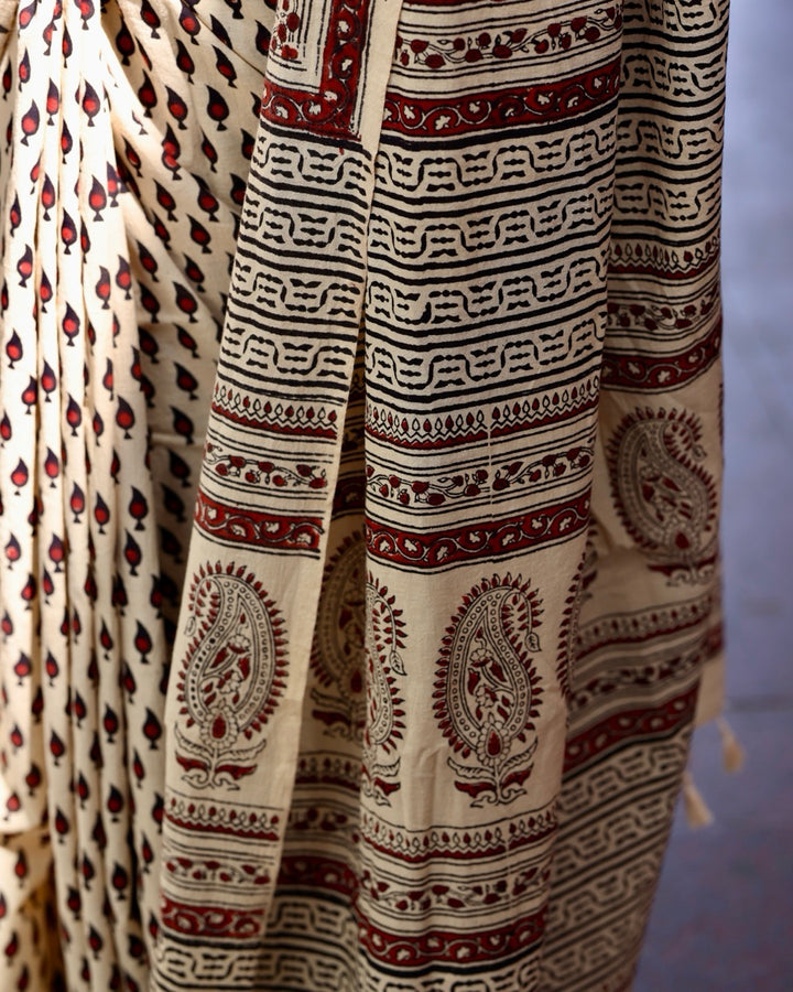 Ambika Bagru Print Saree