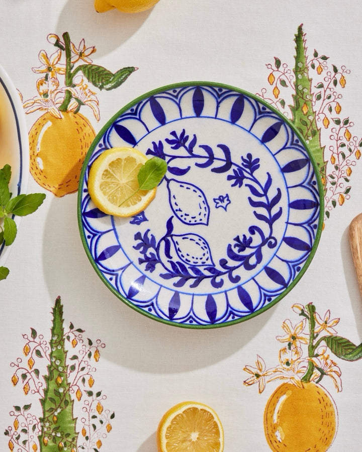 Lemon Hand Painted Plate