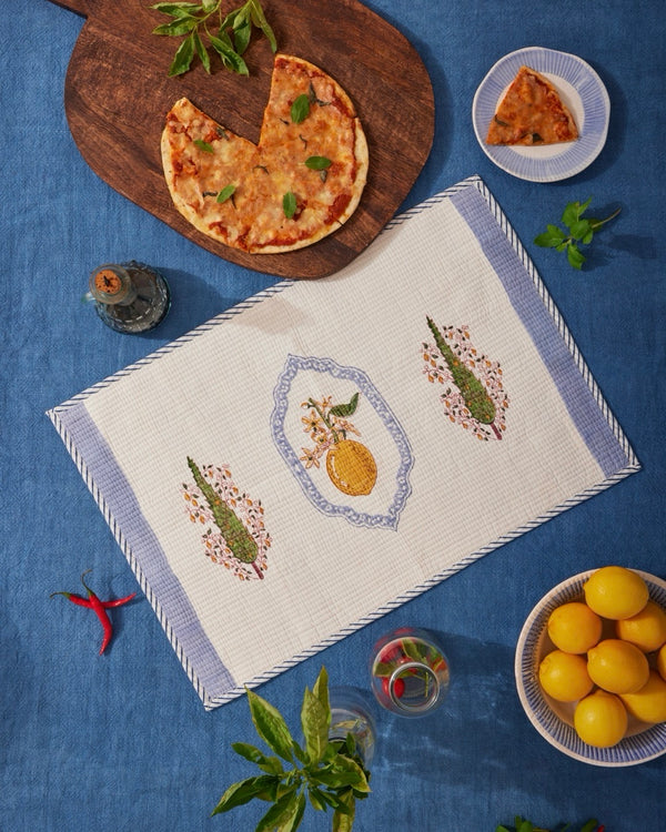 Italian Summer Quilted Centre Table Mat