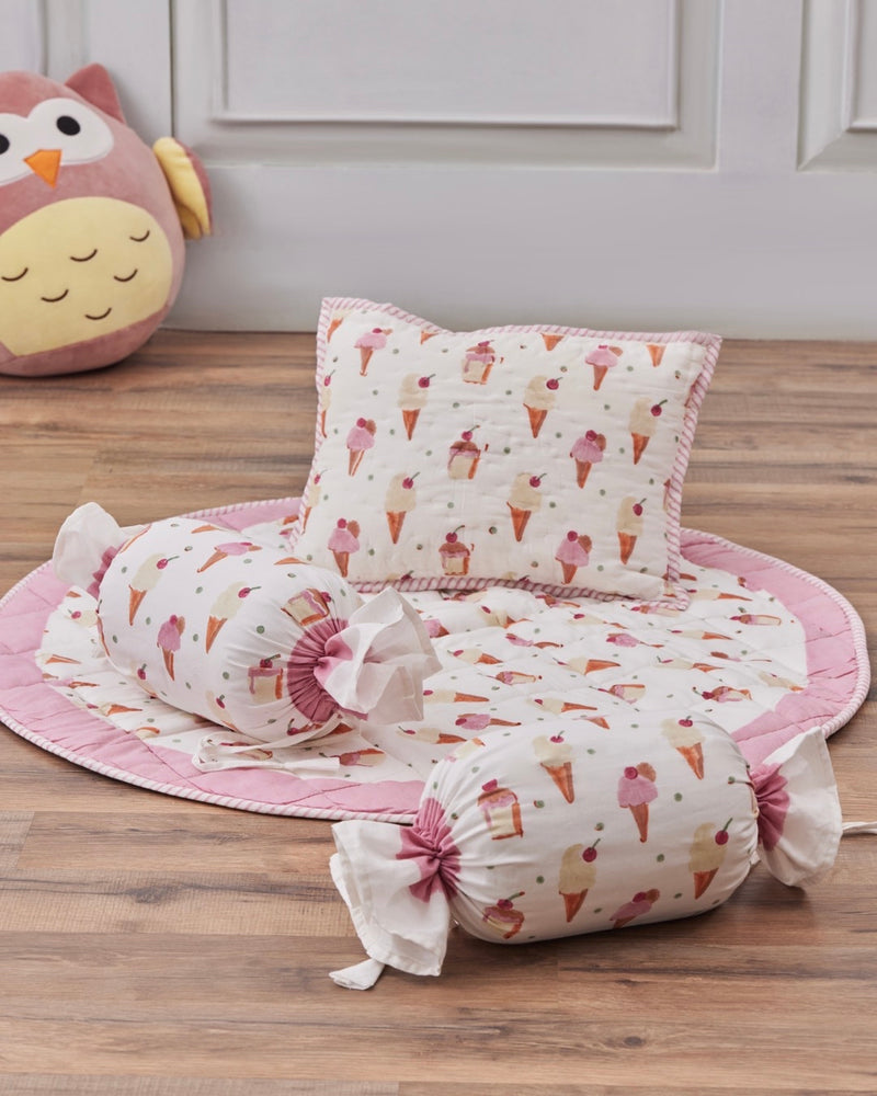 Gelato Baby Pillow and Toffee Bolster Set
