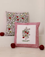 Apple Orchard Square Quilted Cushion