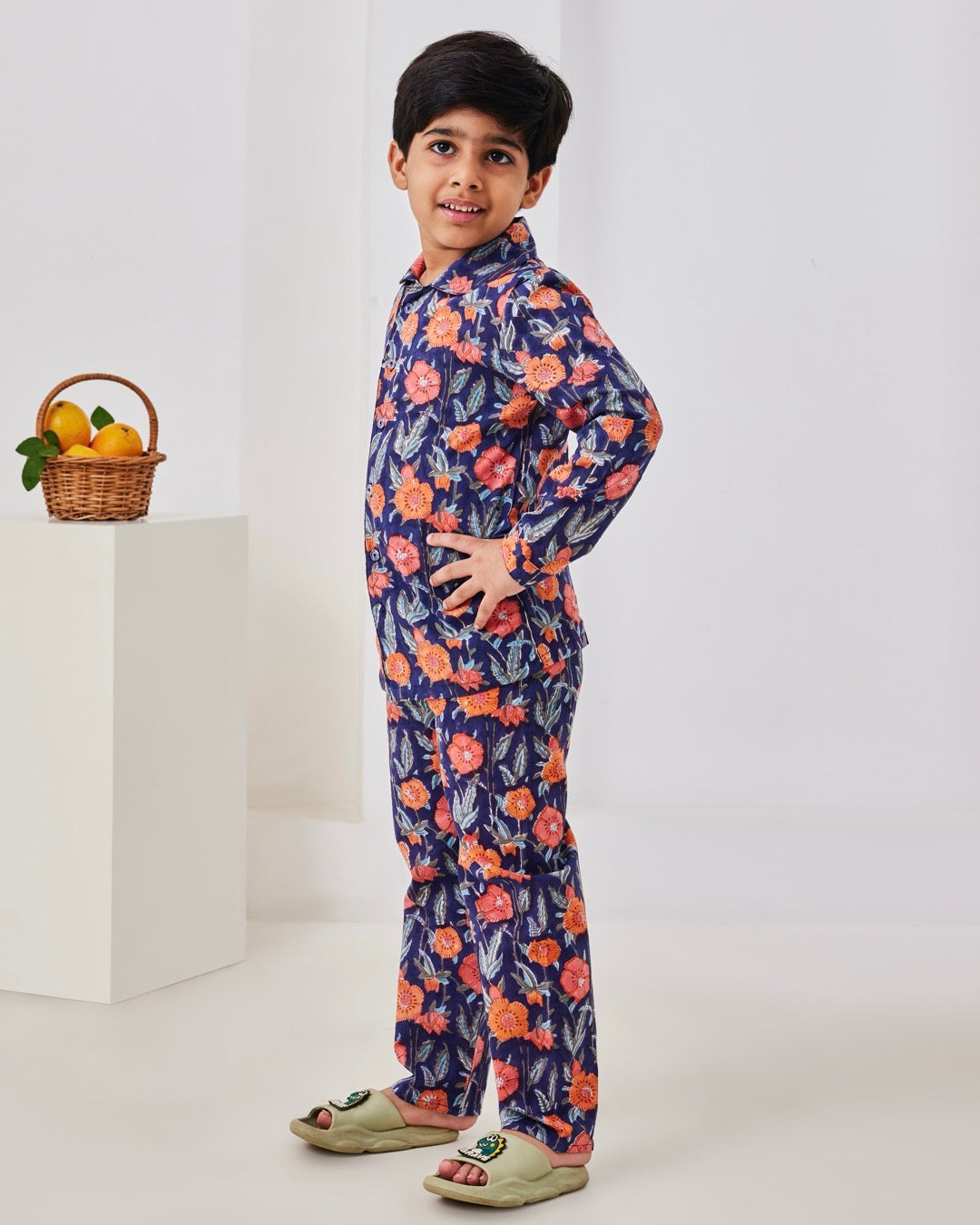 Blue Fields Kids Night Suit