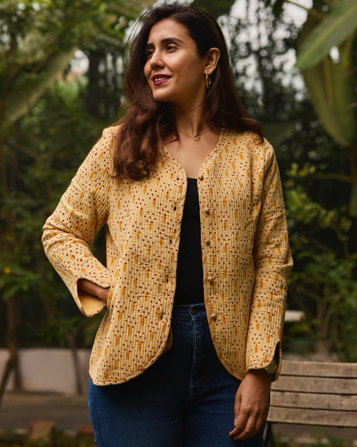 Indu Bindu Quilted Jacket