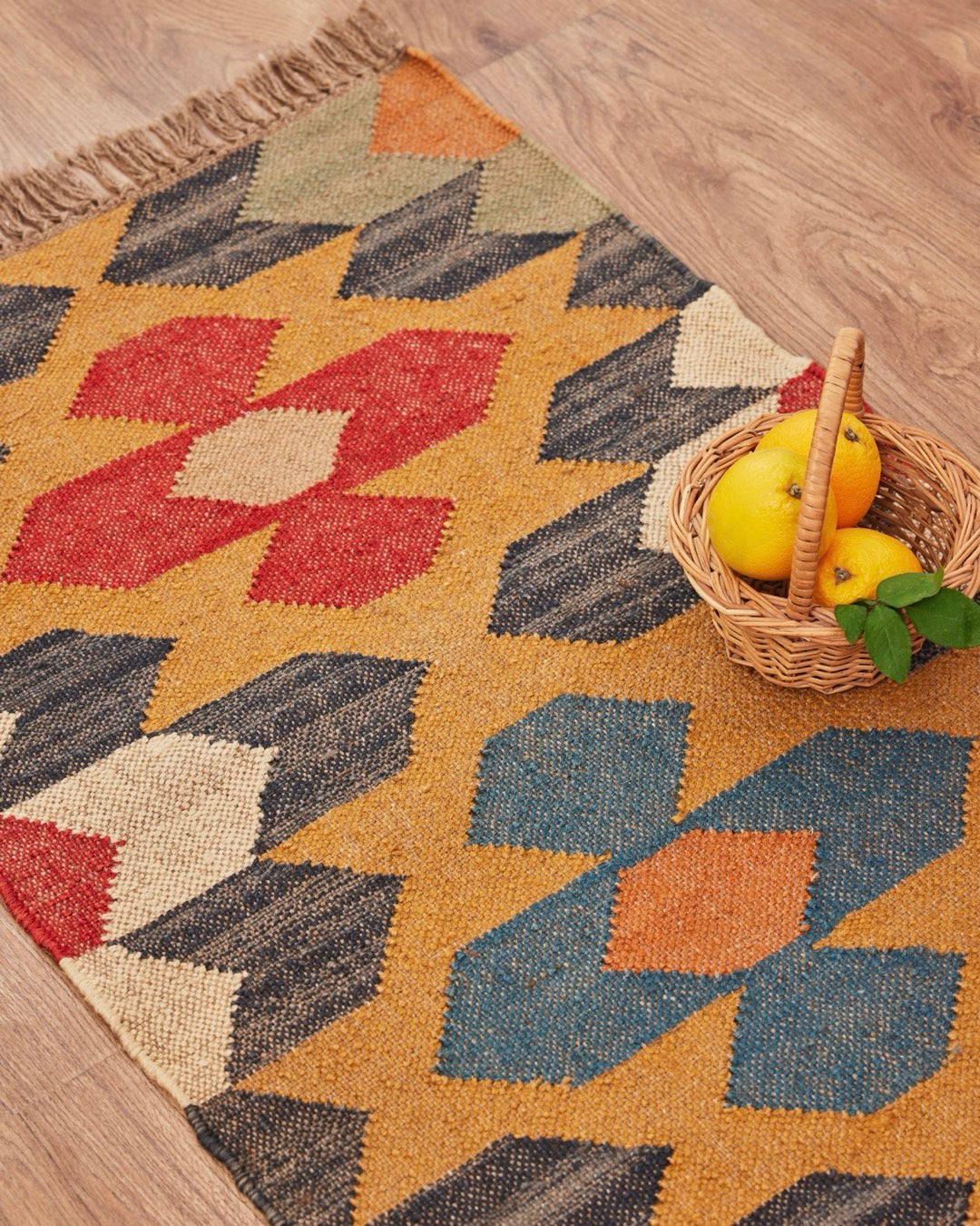 Mustard Kilim Floor Runner