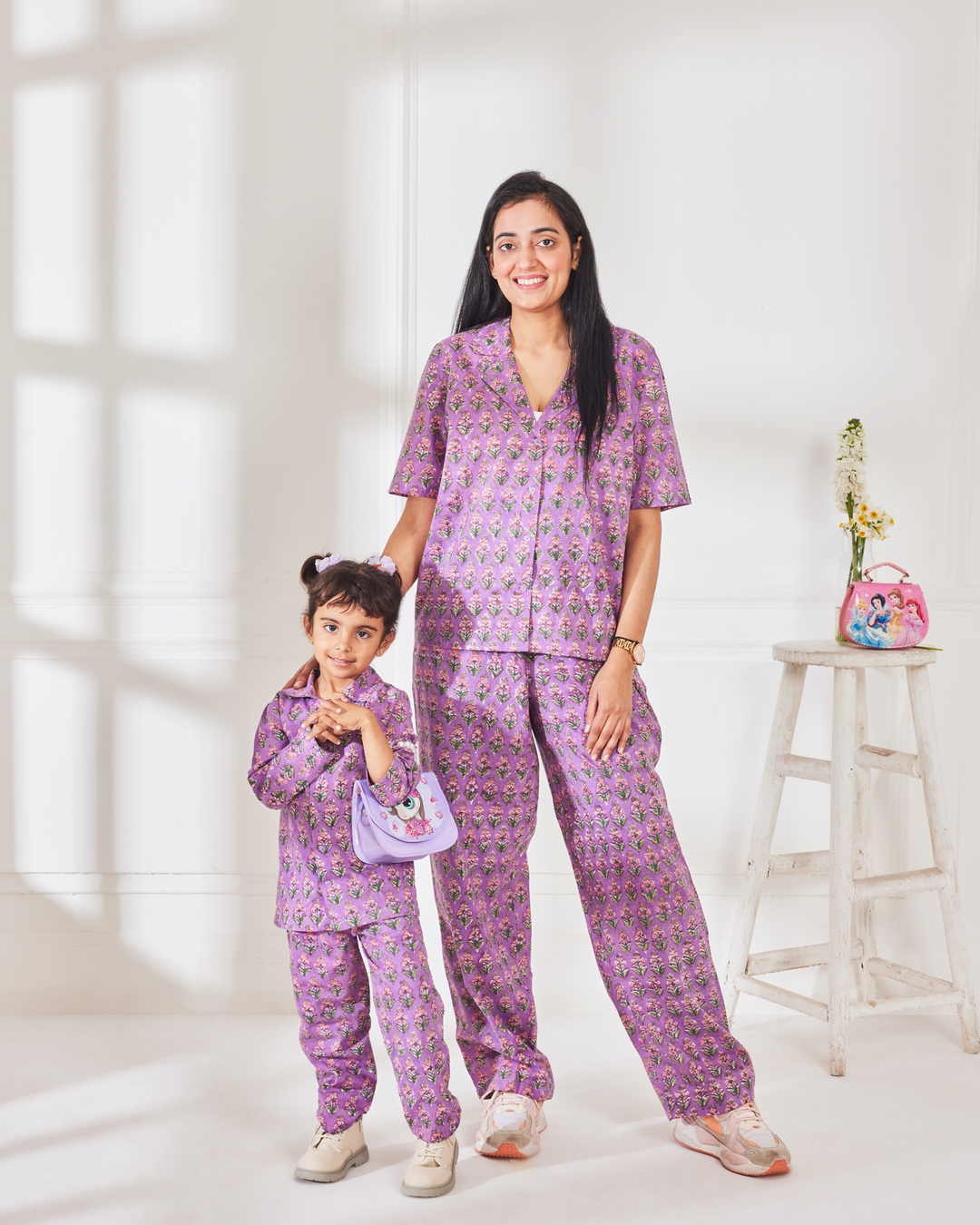 Purple Floral Loungewear Bundle