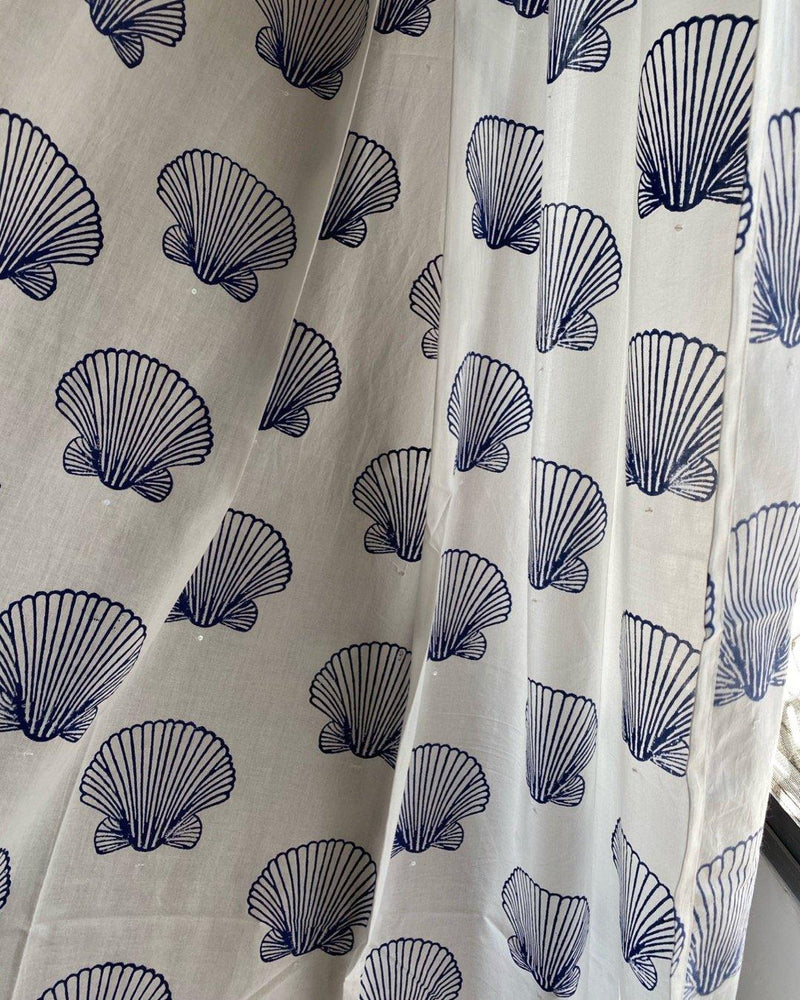 White Sea Shell Curtain - Rihaa