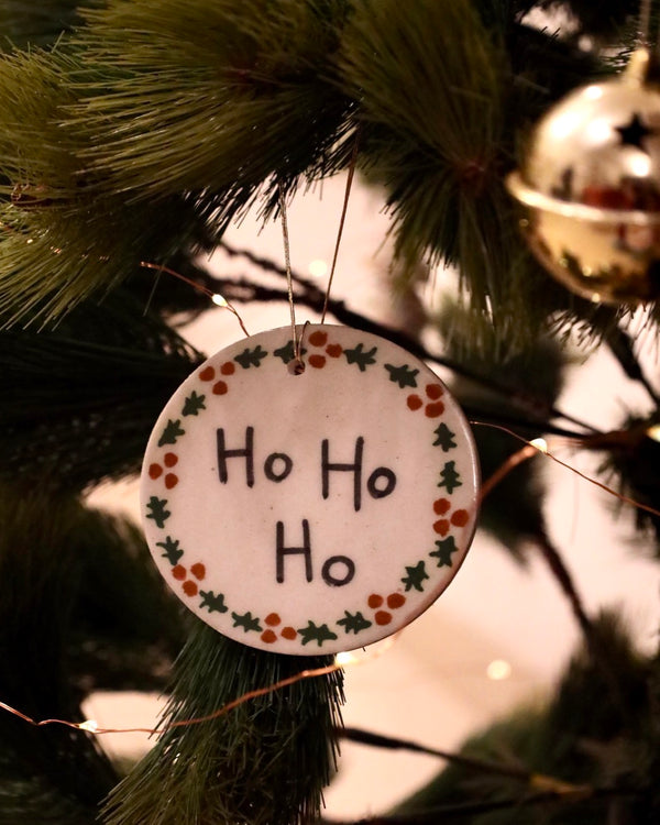 Ho Ho Ho Christmas Ornament