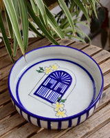 Goan Window Pottery Plate