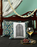 Moroccan Vibes Block Print Reversible Cushion Cover