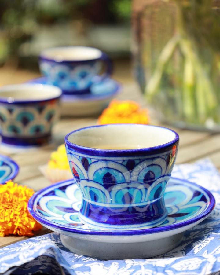 More Pankh Teacup and Saucer Set