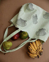 Seashells Tote / Veggie Bag with fruits