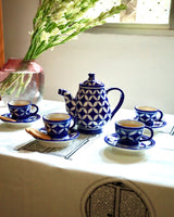 Jaal Tea Pot and Teacup Set