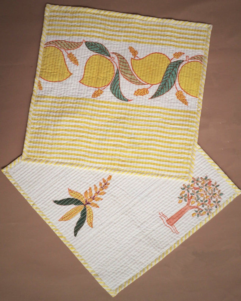 Aamrapali Reversible Quilted Table Mat/ Pot Holder