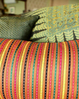 Cotton Mashru Cushion Close-up