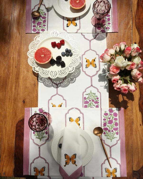Butterfly Garden Placemats and Napkins