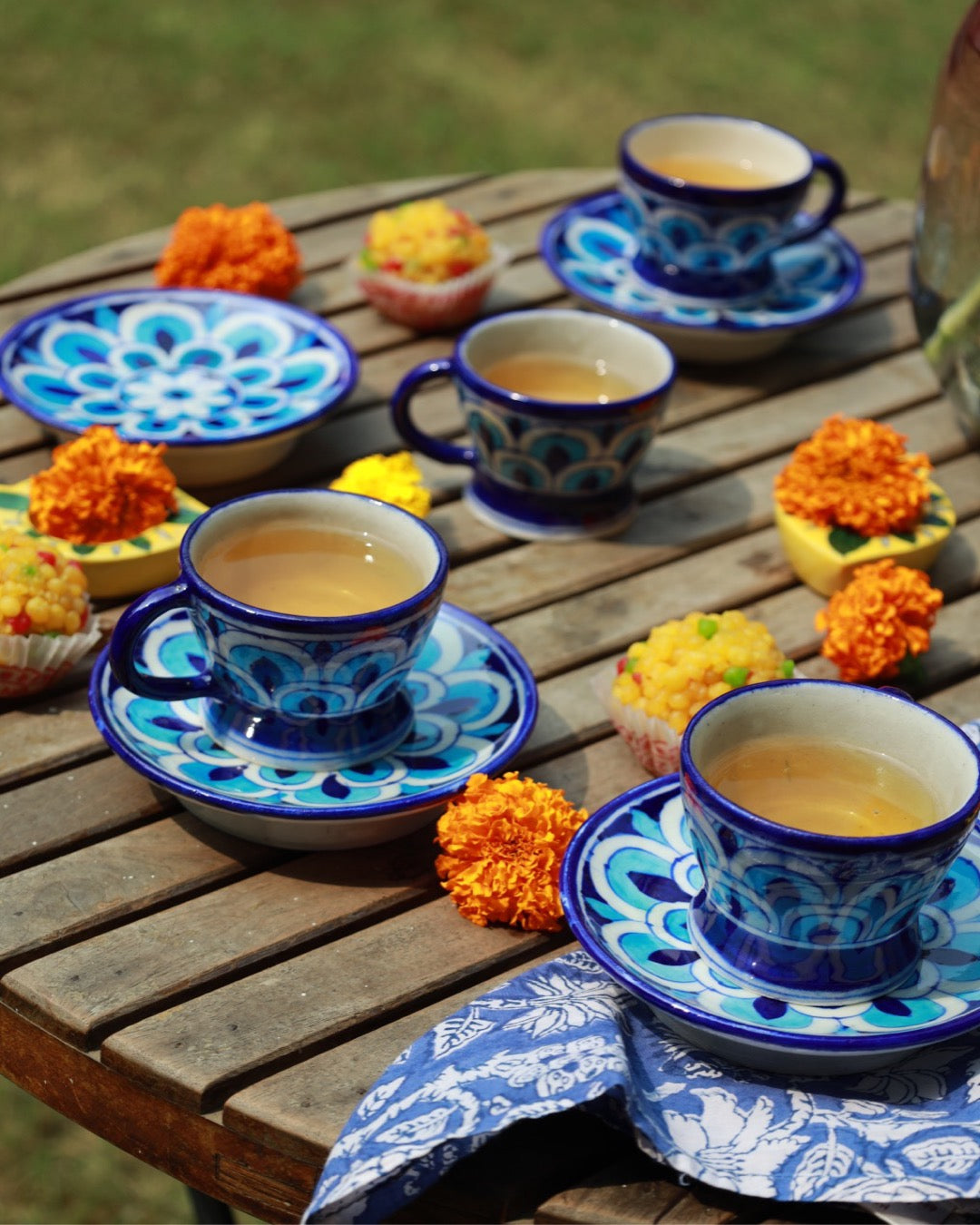 More Pankh Teacup and Saucer Set