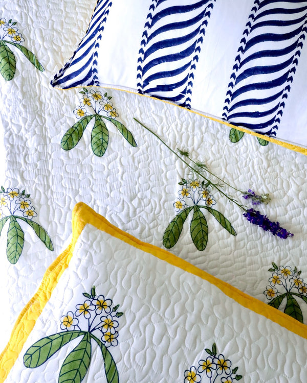 Champa Quilted Bedcover